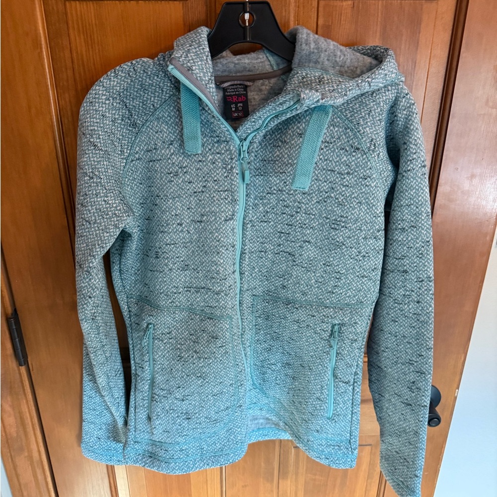Women's Rab Amy Teal Hooded Jacket